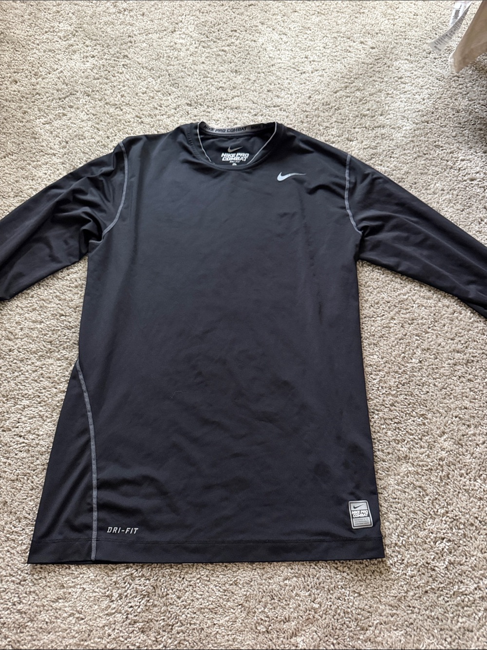 Nike Black Long Sleeve Performance Top